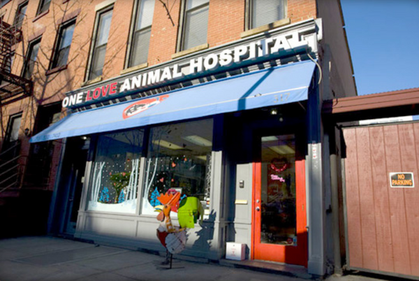 One Love Animal Hospital front entrance